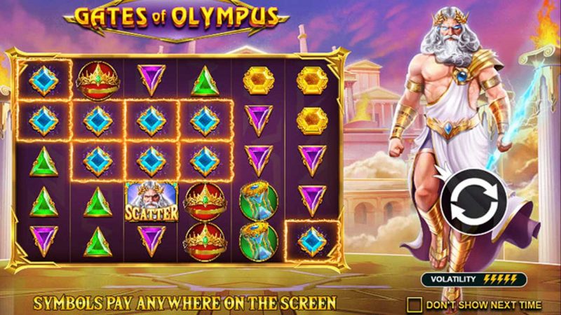 Gates of Olympus, salah satu game slot online yang ada versi slot demo